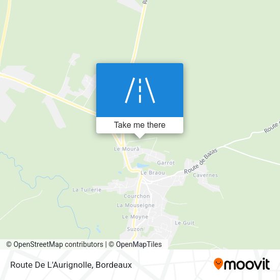 Route De L'Aurignolle map