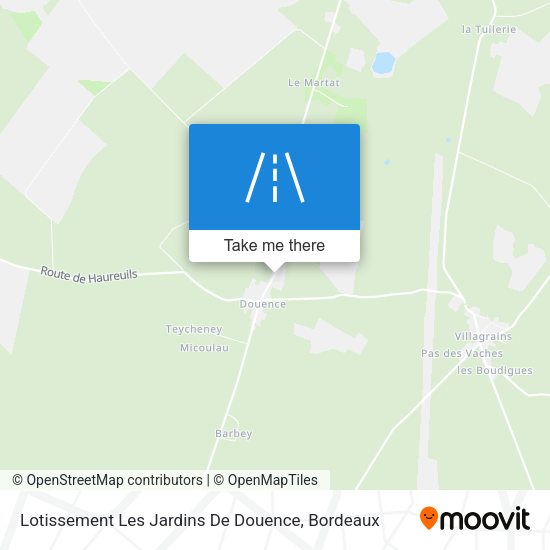 Lotissement Les Jardins De Douence map