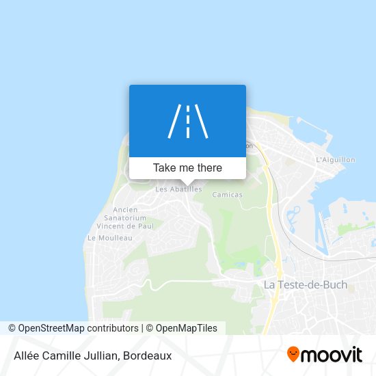 Allée Camille Jullian map