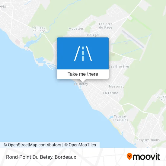 Rond-Point Du Betey map