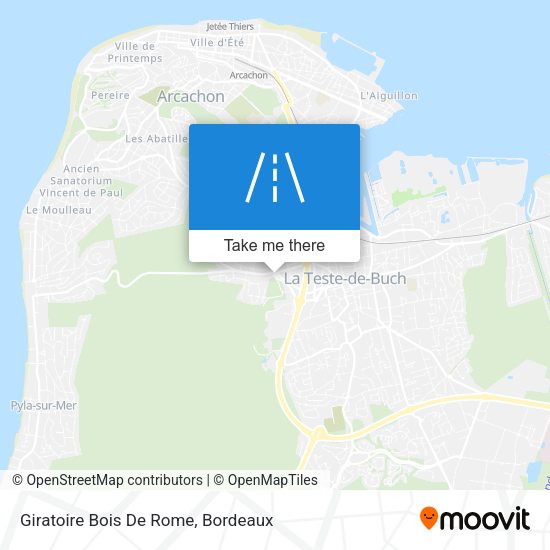 Giratoire Bois De Rome map