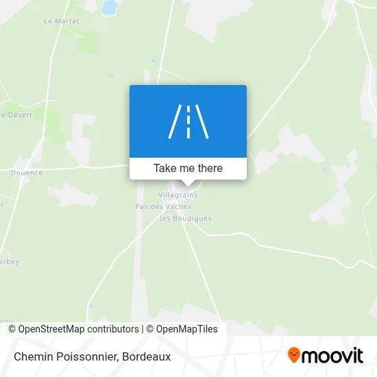 Chemin Poissonnier map