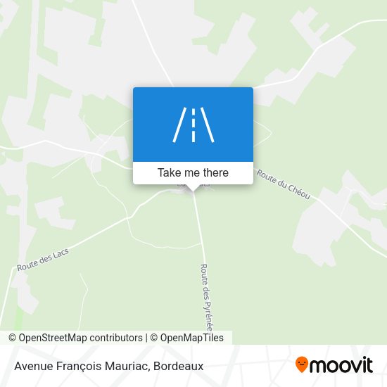 Avenue François Mauriac map