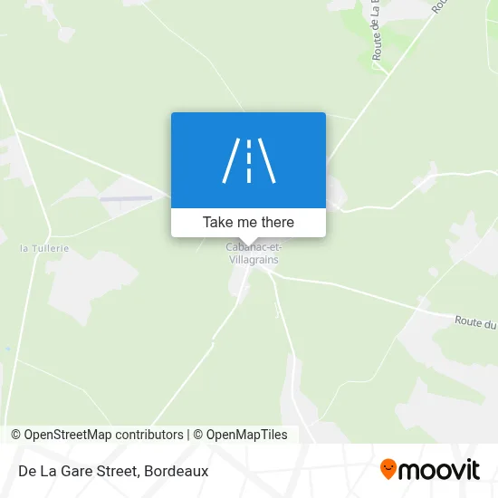 Rue De La Gare map