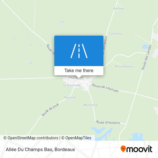 Allée Du Champs Bas map