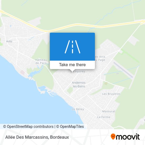 Allée Des Marcassins map