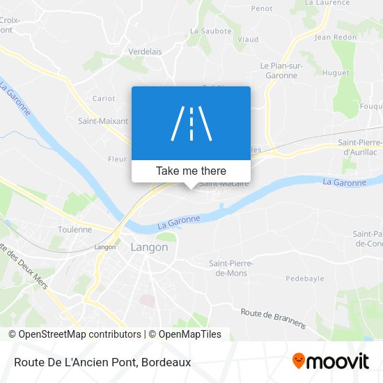 Route De L'Ancien Pont map