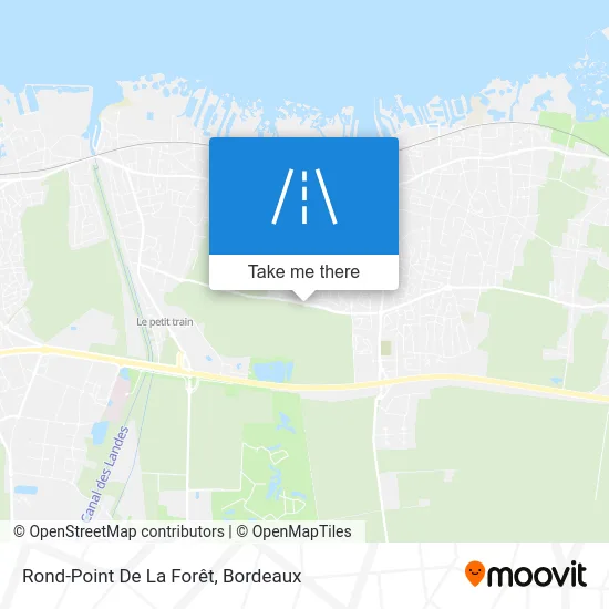 Rond-Point De La Forêt map