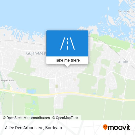 Allée Des Arbousiers map