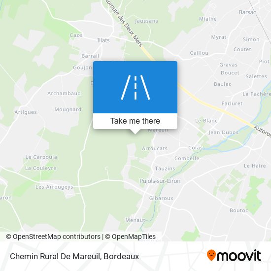 Chemin Rural De Mareuil map