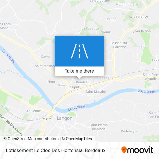 Lotissement Le Clos Des Hortensia map