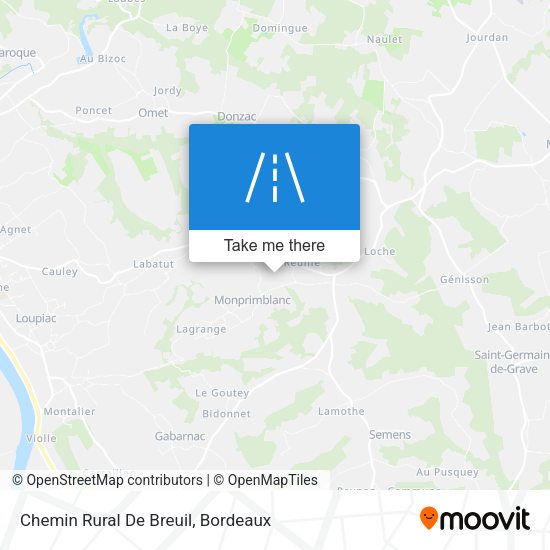Chemin Rural De Breuil map