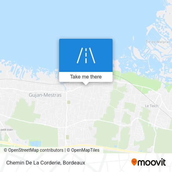 Chemin De La Corderie map