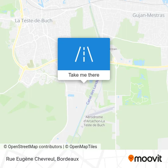 Rue Eugène Chevreul map