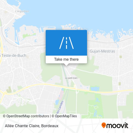 Allée Chante Claire map
