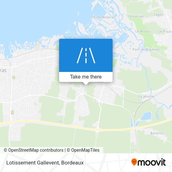Lotissement Gallevent map