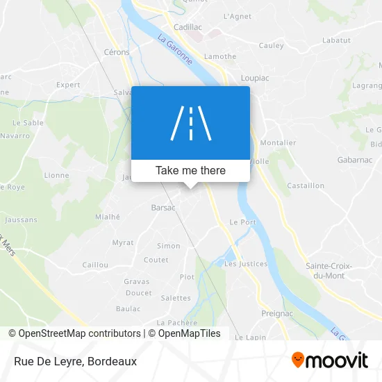 Rue De Leyre map