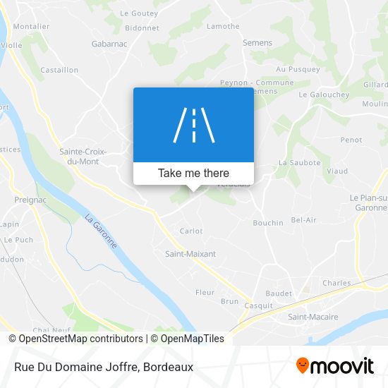 Rue Du Domaine Joffre map
