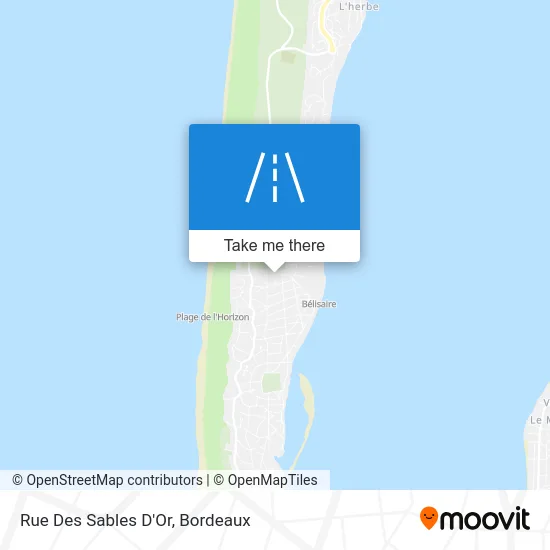 Rue Des Sables D'Or map