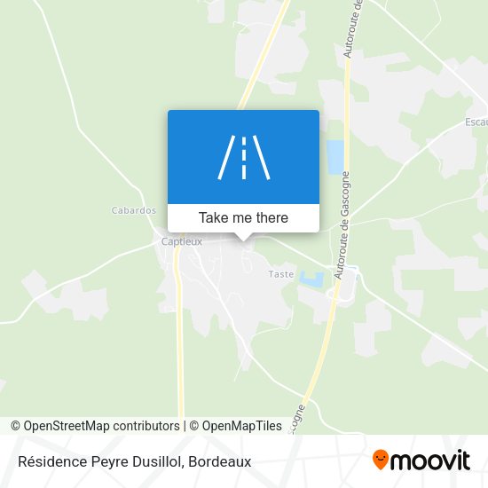 Résidence Peyre Dusillol map