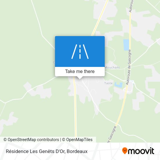 Résidence Les Genêts D'Or map