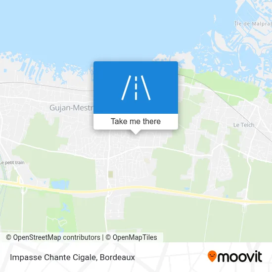 Impasse Chante Cigale map