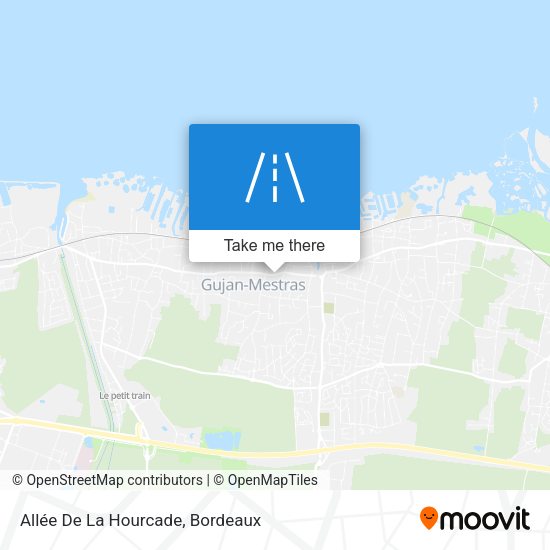 Allée De La Hourcade map