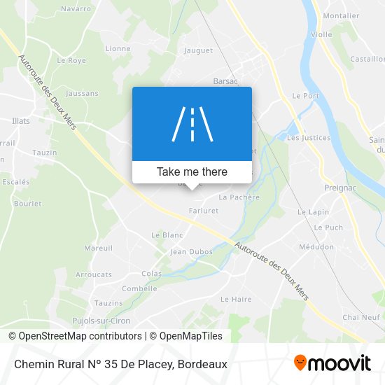 Chemin Rural Nº 35 De Placey map