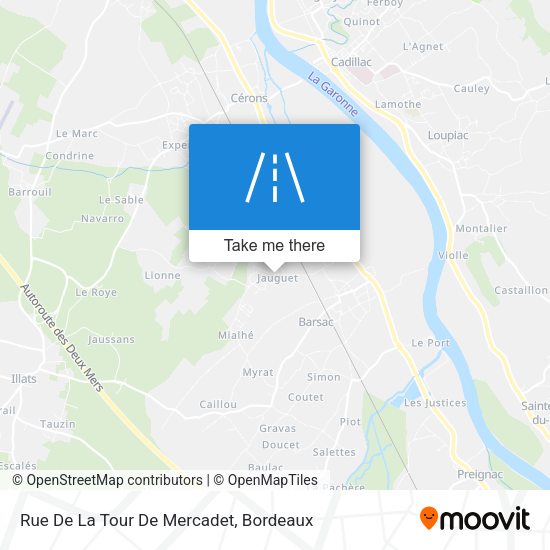 Rue De La Tour De Mercadet map