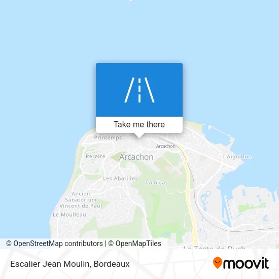 Escalier Jean Moulin map