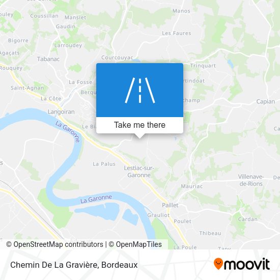 Chemin De La Gravière map