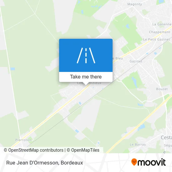 Rue Jean D'Ormesson map