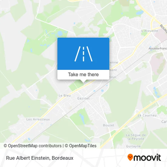 Rue Albert Einstein map