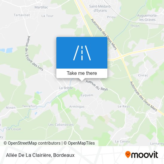 Allée De La Clairière map