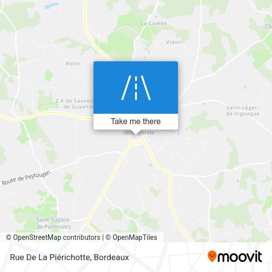 Rue De La Piérichotte map