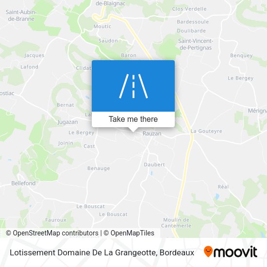 Lotissement Domaine De La Grangeotte map
