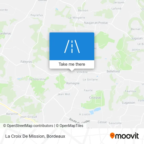 La Croix De Mission map