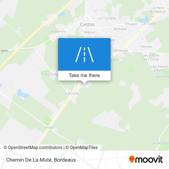 Chemin De La Muté map