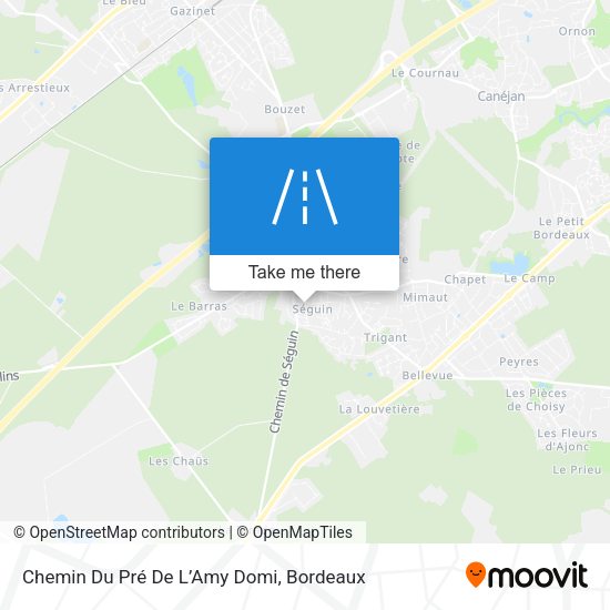 Chemin Du Pré De L’Amy Domi map