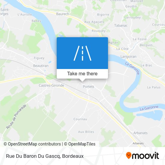 Rue Du Baron Du Gascq map