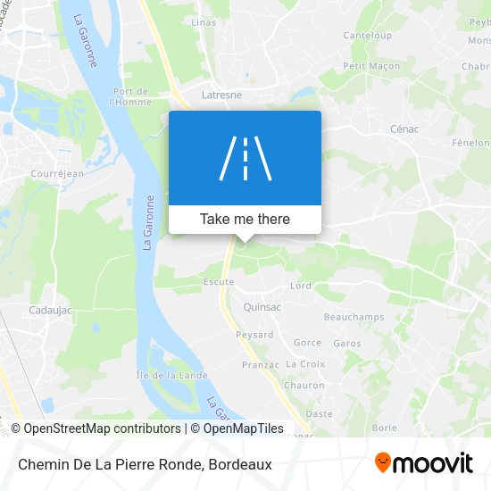 Chemin De La Pierre Ronde map