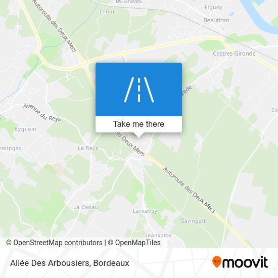 Allée Des Arbousiers map
