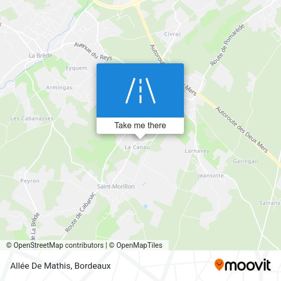 Allée De Mathis map