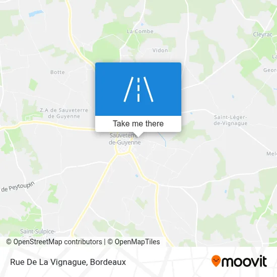 Rue De La Vignague map
