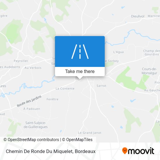 Chemin De Ronde Du Miquelet map