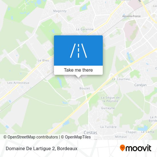 Domaine De Lartigue 2 map