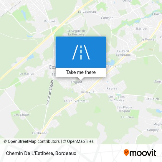 Chemin De L'Estibère map