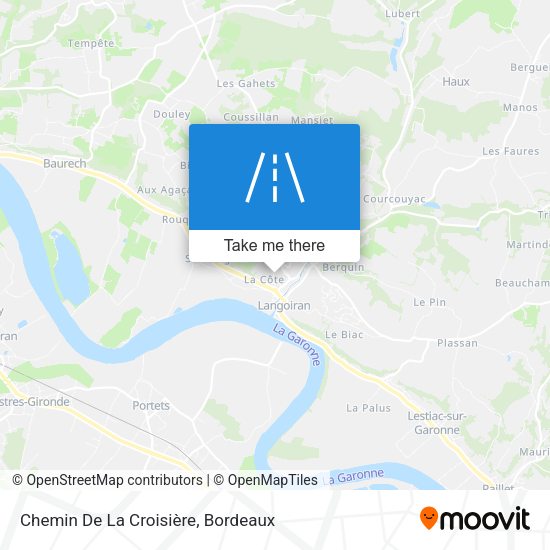 Chemin De La Croisière map
