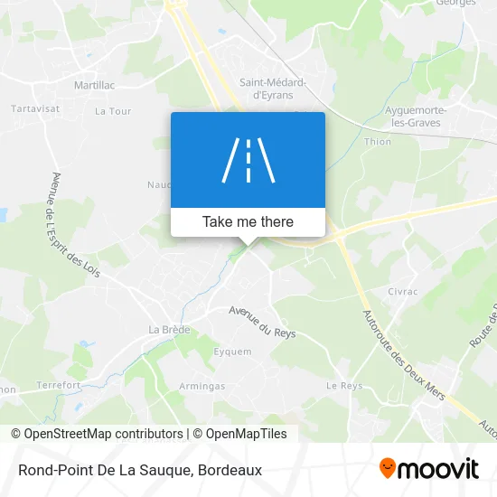 Rond-Point De La Sauque map
