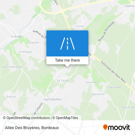 Allée Des Bruyères map